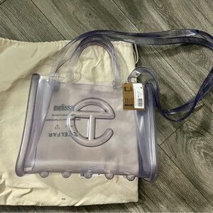 FS: NWT Telfar X Melissa medium jelly tote bag.